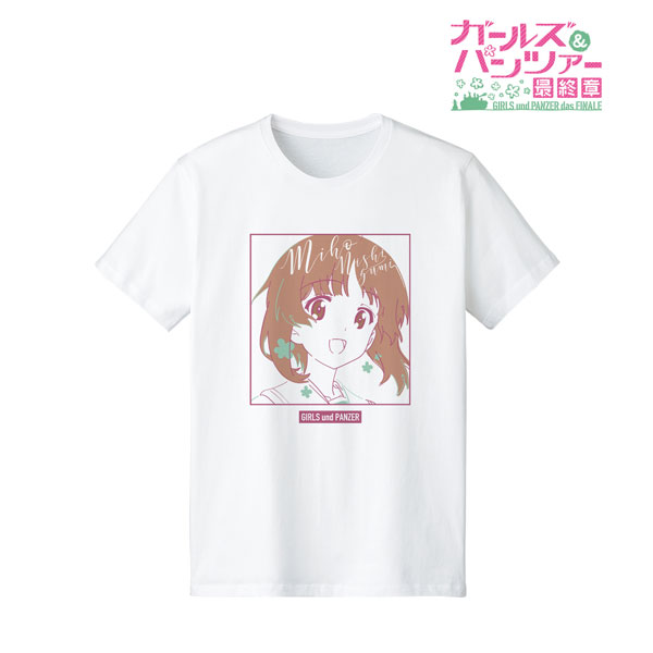ガールズ＆パンツァー 最終章 西住みほ lette-graph Tシャツ レディース M[アルマビアンカ]《在庫切れ》