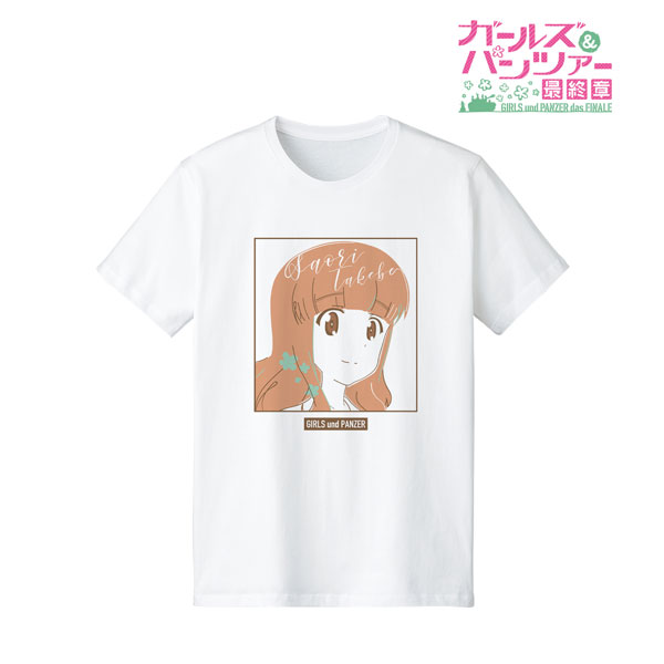 ガールズ＆パンツァー 最終章 武部沙織 lette-graph Tシャツ レディース M[アルマビアンカ]《在庫切れ》