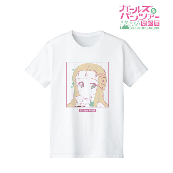 ガールズ＆パンツァー 最終章 マリー lette-graph Tシャツ メンズ S[アルマビアンカ]《在庫切れ》