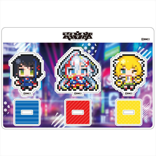 電音部 アクリルスタンド(シブヤエリア/ドット絵)[カーテン魂]《在庫切れ》