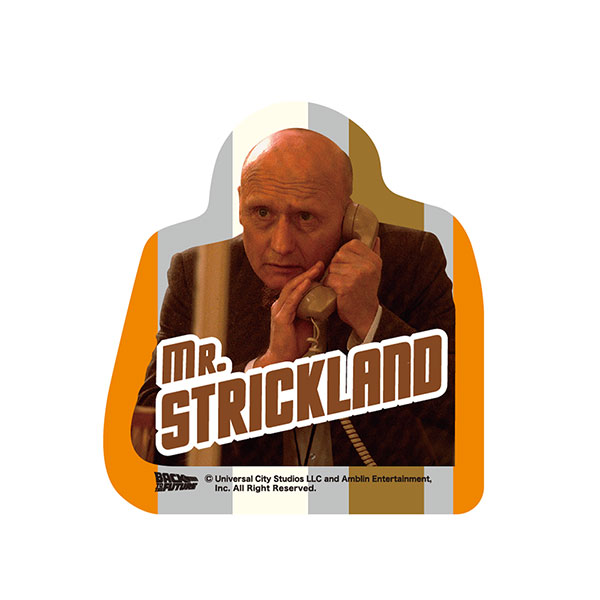 バック・トゥ・ザ・フューチャー ストリックランド ステッカー[GEEK