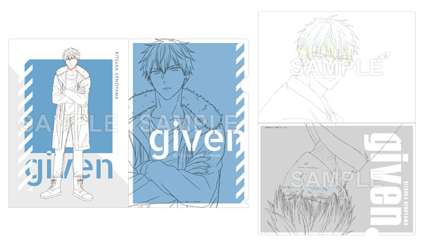 Lerche 原画クリアファイル 映画 ギヴン 上ノ山立夏（再販）[Gift