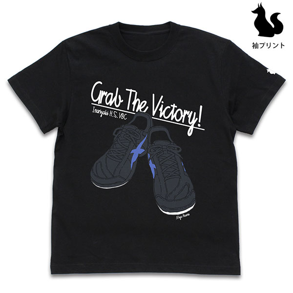 ハイキュー！！ TO THE TOP 宮侑シューズ Tシャツ/BLACK-XL[コスパ]《在庫切れ》