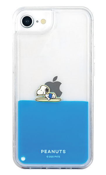 ピーナッツ Iphone Se 第二世代 8 7 対応 ぷかぷかウォーターケース スヌーピー ラブリーファンシー