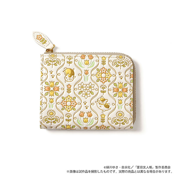 夏目友人帳　ニャンコ先生浅草文庫L字ミニ財布【受注生産商品】 夏目友人帳 ニャンコ先生 浅草文庫L字ミニ財布[ムービック]《在庫切れ》