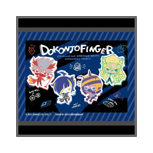 DOKONJOFINGER バンド　タオル　show by rock SHOW BY ROCK！！ ミニタオル DOKONJOFINGER[コンテンツシード