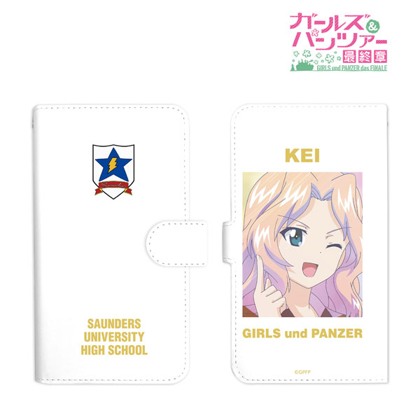 ガールズ＆パンツァー 最終章 ケイ Ani-Art clear label 手帳型スマホケース Lサイズ[アルマビアンカ]《在庫切れ》