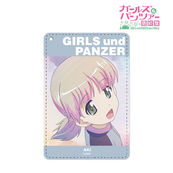 ガールズ＆パンツァー 最終章 アキ Ani-Art clear label 1ポケットパスケース[アルマビアンカ]《在庫切れ》