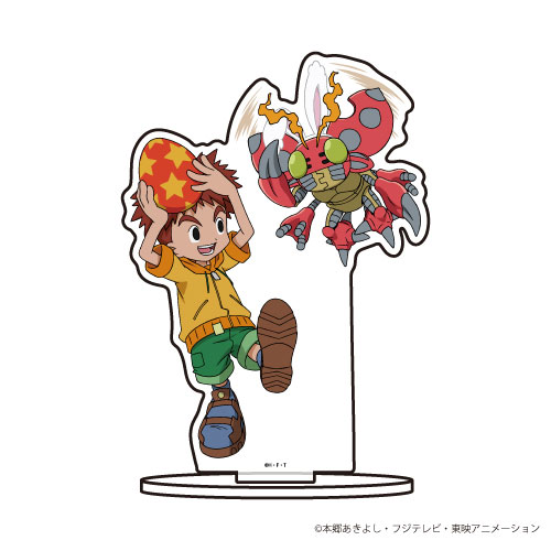 キャラアクリルフィギュア「デジモンアドベンチャー：」03/泉光子郎＆テントモン イースターver.(描き下ろし)