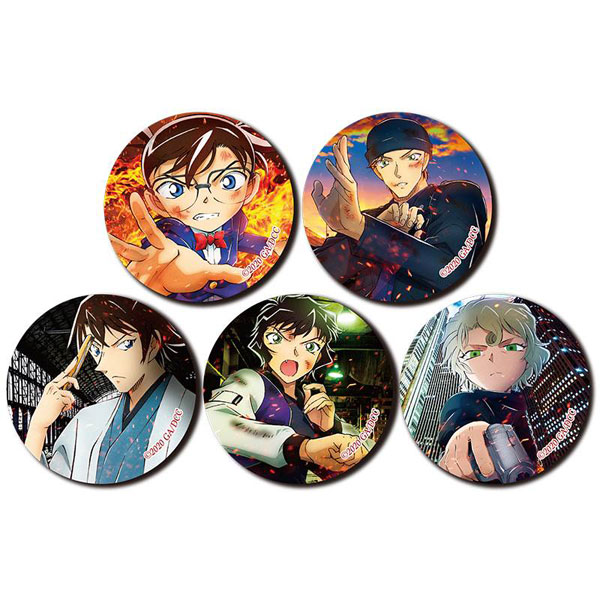 ゼロジーアクト 缶バッジ 劇場版『名探偵コナン 緋色の弾丸』 缶バッジ5個セット