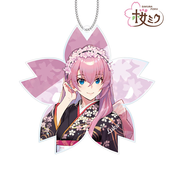 桜ミク 描き下ろしイラスト 巡音ルカ Art by しらび BIGアクリル