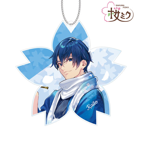 KAITO　BIGアクリルキーホルダー　アクキー　しらび　桜ミク　初音ミク 桜ミク 描き下ろしイラスト KAITO Art by しらび BIGアクリル