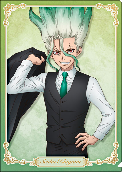 Dr.STONE STONE WARS クリアファイル 石神千空[ムービック]《在庫切れ》