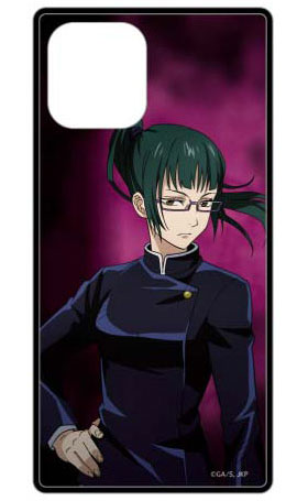 呪術廻戦 iPhone 12mini 対応 スクエアガラスケース 禪院真希[バンダイ]《在庫切れ》