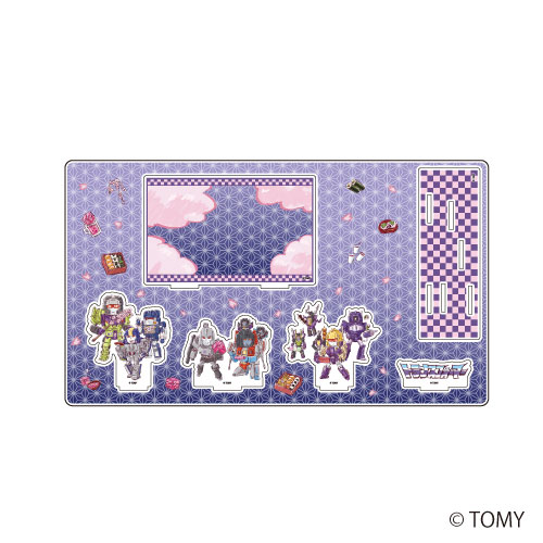 プレミアム アクリルジオラマプレート「トランスフォーマー」02/お花見ver. ディセプティコンデザイン(グラフアート)[A3]《在庫切れ》