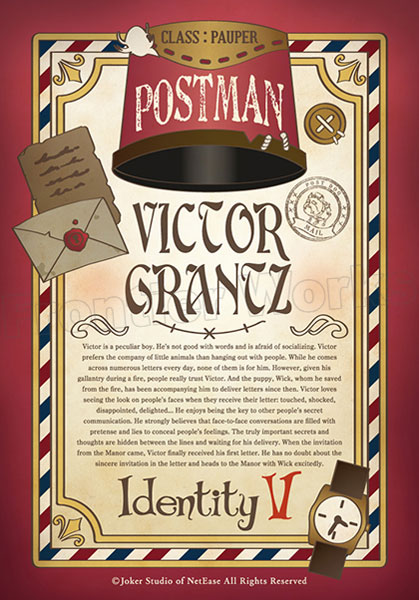 Identity V ChaLabel ステッカー Vol.2 ポストマン[フロンティア
