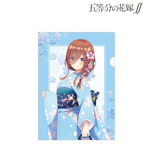 TVアニメ『五等分の花嫁∬』 描き下ろしイラスト 三玖 桜和装ver. クリアファイル[アルマビアンカ]《在庫切れ》