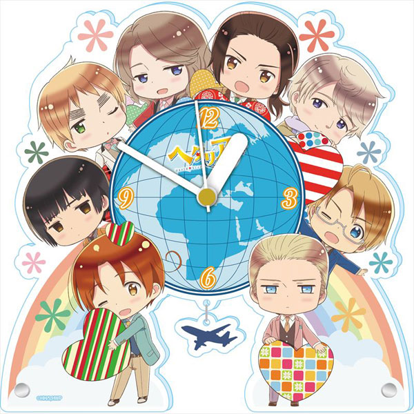 アニメ「ヘタリア World★Stars」 アクリル置時計[シーズナルプランツ]《在庫切れ》