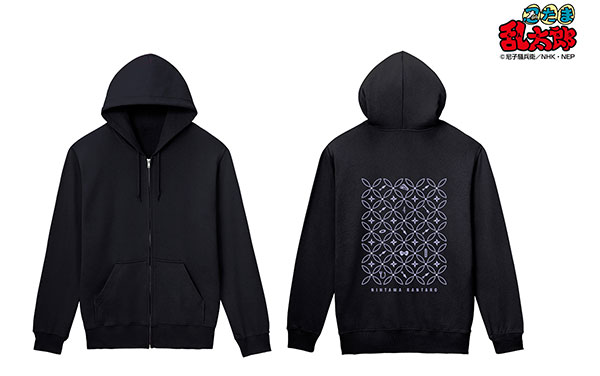 忍たま乱太郎 4年生 バックプリントジップパーカー レディース L[アルマビアンカ]《在庫切れ》