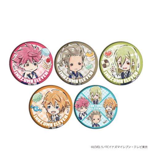 缶バッジ「イナズマイレブン」10/グラフアート 5個入りBOX[A3]《06月