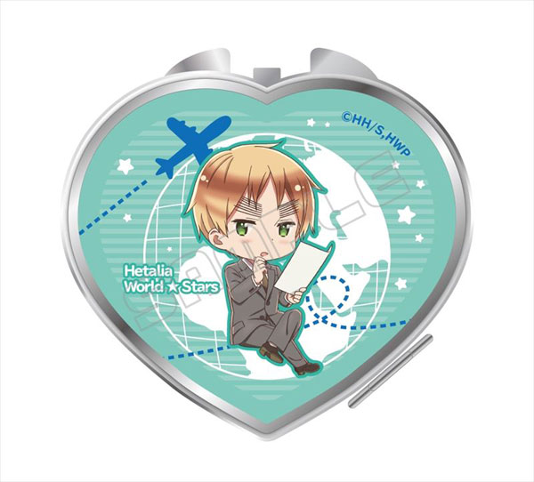 ヘタリアWorld☆Stars ハート型コンパクトミラー イギリス[Y Line