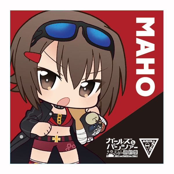 ガールズ＆パンツァー 最終章 スクエアクッション 西住まほ 黒マントVer.[ジュウロクホウイ]《在庫切れ》