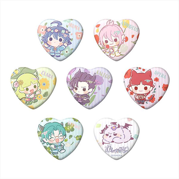 魔入りました！入間くん トレーディングハート缶バッジ Blooming Devil