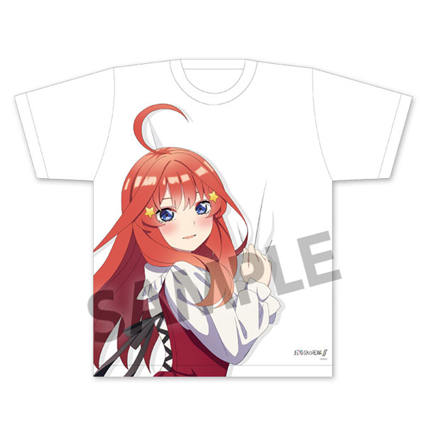 五等分の花嫁∬ 描き下ろし抱きつかれTシャツ 中野五月 クラシカル ver. Mサイズ