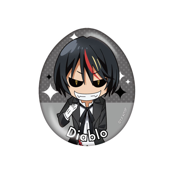 転生したらスライムだった件 たまご型缶バッジ ディアブロ[ジェット