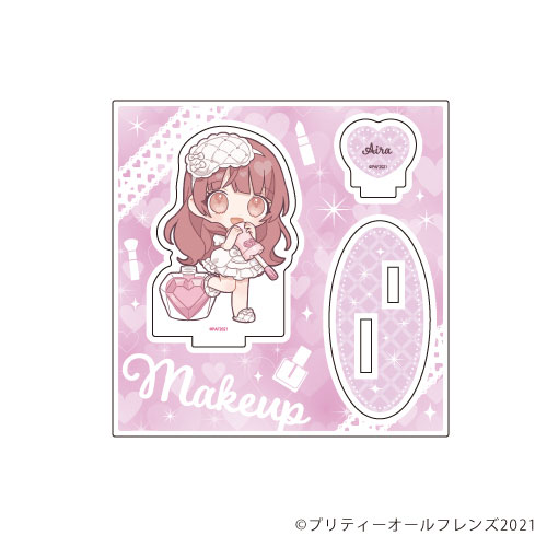 アクリルフィギュアプレート「プリティーオールフレンズ」15/メイクアップver. あいら(フォトきゃら)[A3]《在庫切れ》