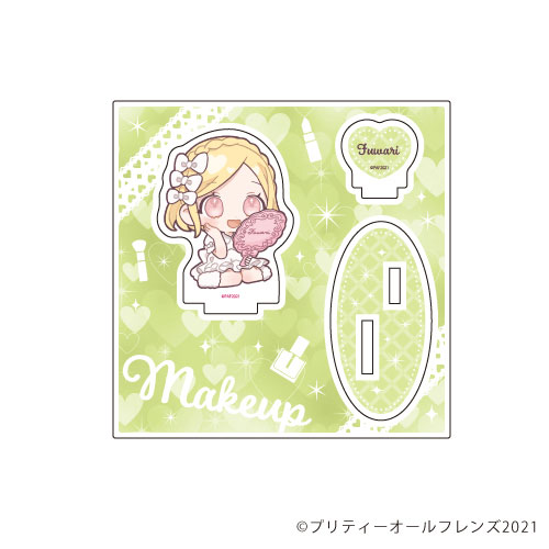 緑風ふわり　アクスタ　プリティーオールフレンズ プリパラフレンドシップメモリー アクリルスタンド 緑風ふわり
