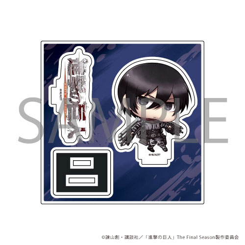 アクリルフィギュアプレート「進撃の巨人」02/ミカサ[A3]《在庫切れ》