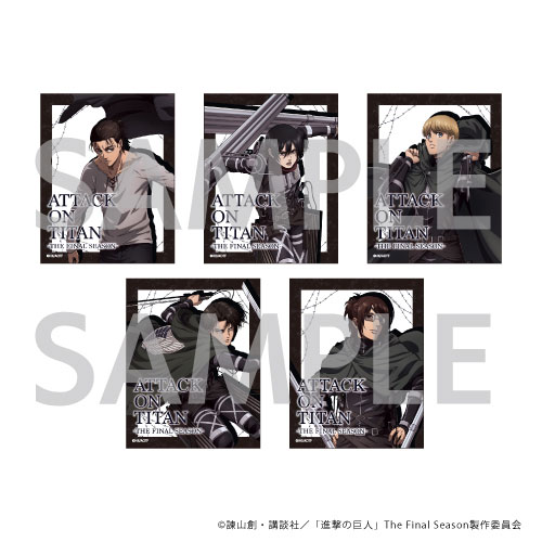キャラフレームカード「進撃の巨人」01/ 5個入りBOX[A3]《在庫切れ》