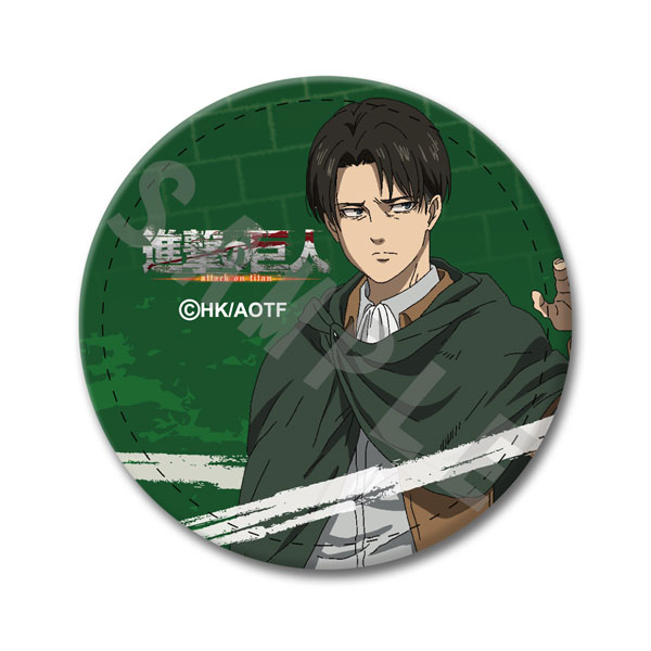 進撃の巨人 The Final Season レザーバッジ デザインB (リヴァイ)[シンクイノベーション]《在庫切れ》