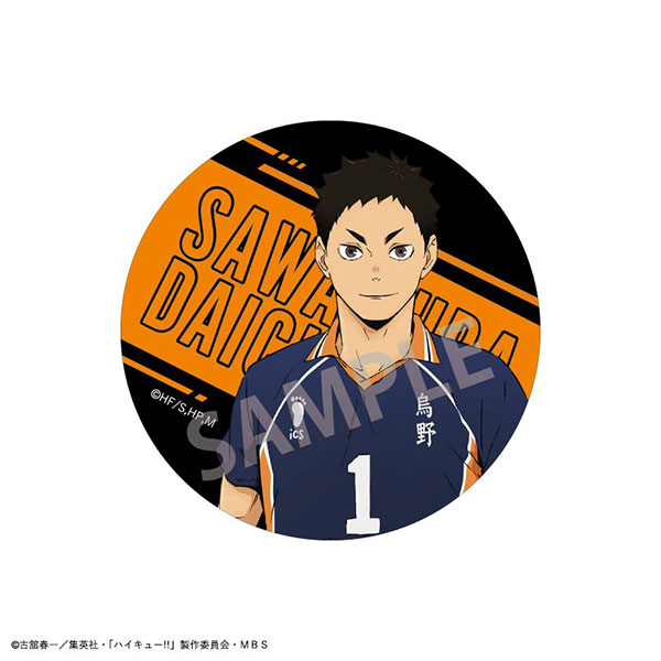 ２０個★澤村大地 ハイキュー ラメキラカンバッジ3 ハイキュー‼︎ ラメグリッター缶バッジ 澤村大地 - メルカリ
