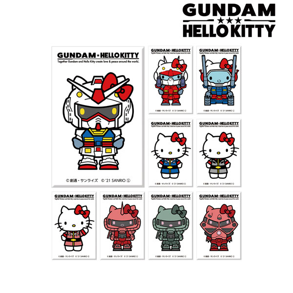 ガンダム＆ハローキティ トレーディング缶マグネット 9個入りBOX[アルマビアンカ]《在庫切れ》