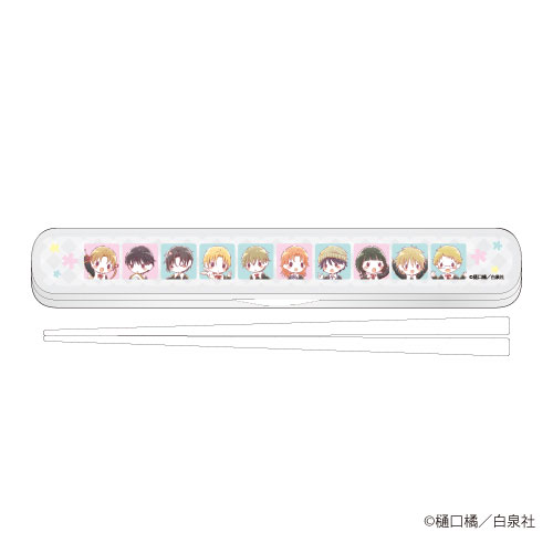 キャラおはしケースセット 学園アリス 01 整列デザイン お花見ver グラフアート A3 ０７月予約