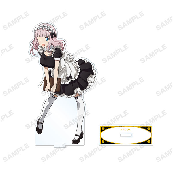 かぐや様は告らせたい 描き下ろしイラスト 藤原千花 メイド 執事ver Bigアクリルスタンド アルマビアンカ 在庫切れ