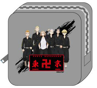 東京リベンジャーズ ポーチ 集合(ブラック)[ティー・シー・ピー]《在庫切れ》