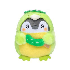 【完売品】＊コウペンちゃん　かっぱさんなぬいぐるみS（きゅうり）1点 コウペンちゃん かっぱさんなぬいぐるみS (きゅうり)[グレイ