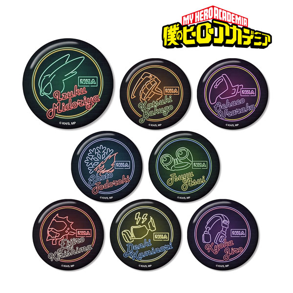 僕のヒーローアカデミア トレーディング Ani-Neon 缶バッジ 8個入りBOX[アルマビアンカ]《在庫切れ》