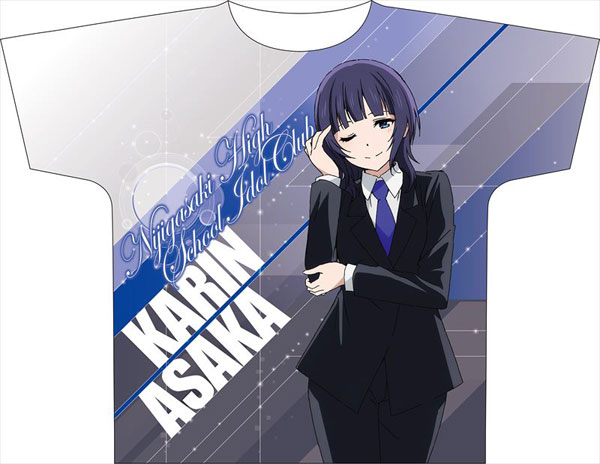 ラブライブ！虹ヶ咲学園スクールアイドル同好会 フルグラフィックTシャツ 朝香果林 スーツ ver