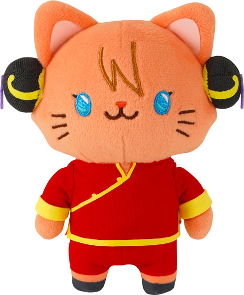 銀魂 神楽 ぬいぐるみキーホルダー】銀魂 withCATアイマスク付き