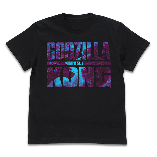 ゴジラvsコング ロゴ Tシャツ/BLACK-L[コスパ]
