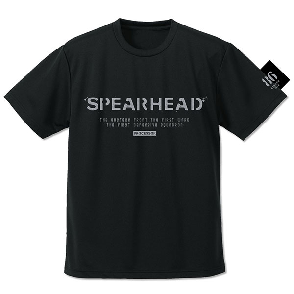 86―エイティシックス― スピアヘッド戦隊 ドライTシャツ/BLACK-S[コスパ]