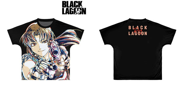 BLACK LAGOON レヴィ Ani-Art フルグラフィックTシャツ ユニセックス S[アルマビアンカ]《在庫切れ》