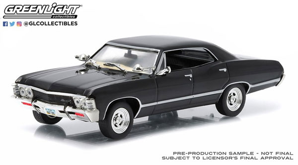 1/43 1967 Chevrolet Impala Sport Sedan - Tuxedo Black[グリーンライト]《在庫切れ》