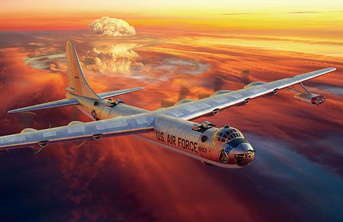 1/144 米・B-36Dピースメーカー戦略爆撃機・増加JETエンジン型 プラモデル[ローデン]《在庫切れ》