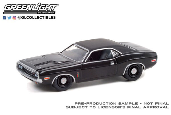 1/64 1970 Dodge Challenger R/T 426 HEMI - The Black Ghost[グリーンライト]《在庫切れ》
