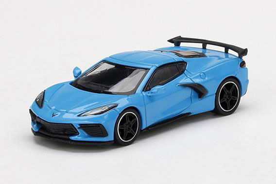 1/64 シボレー コルベット スティングレイ 2020 ラピッドブルー(右